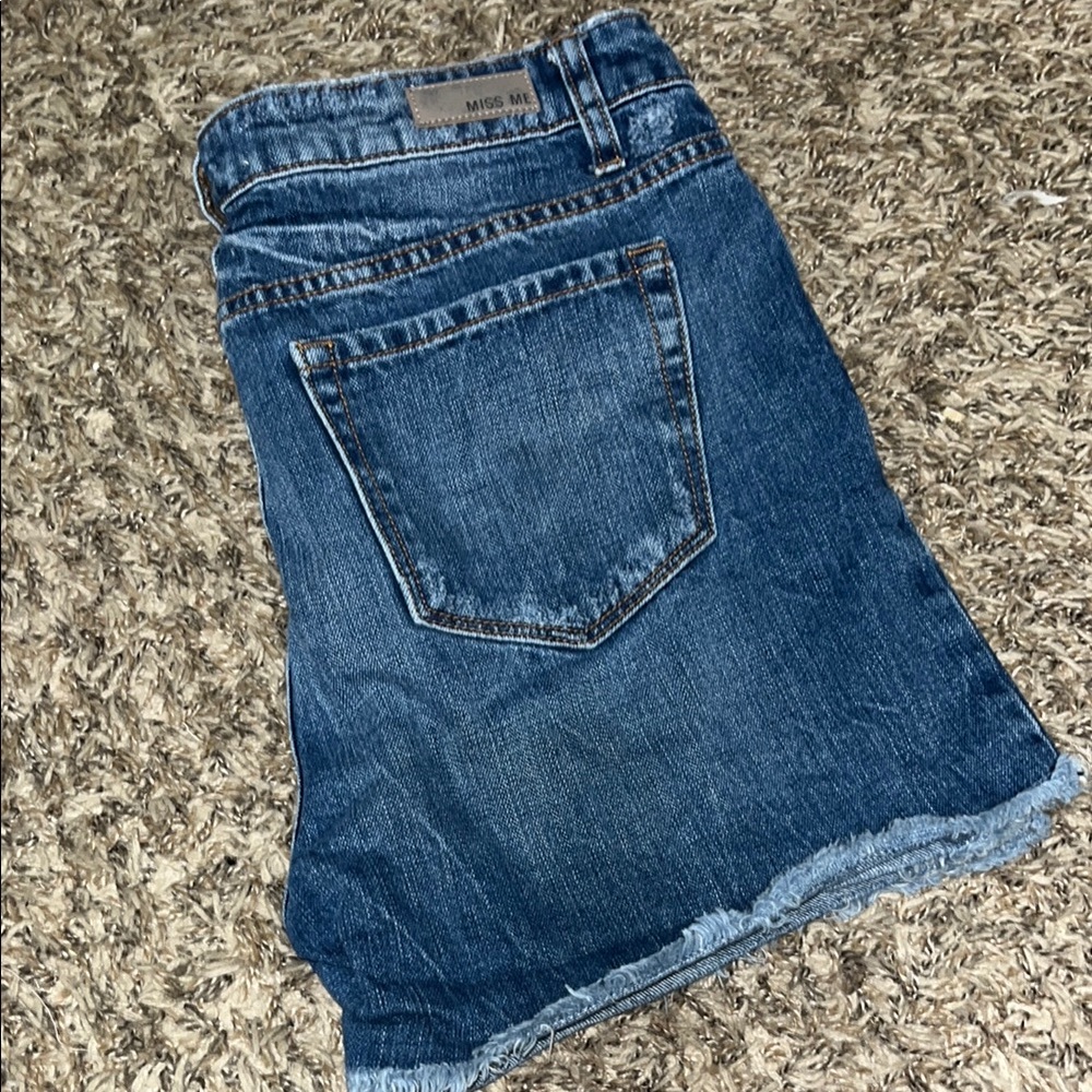 Miss Me Cut Off Jean Shorts